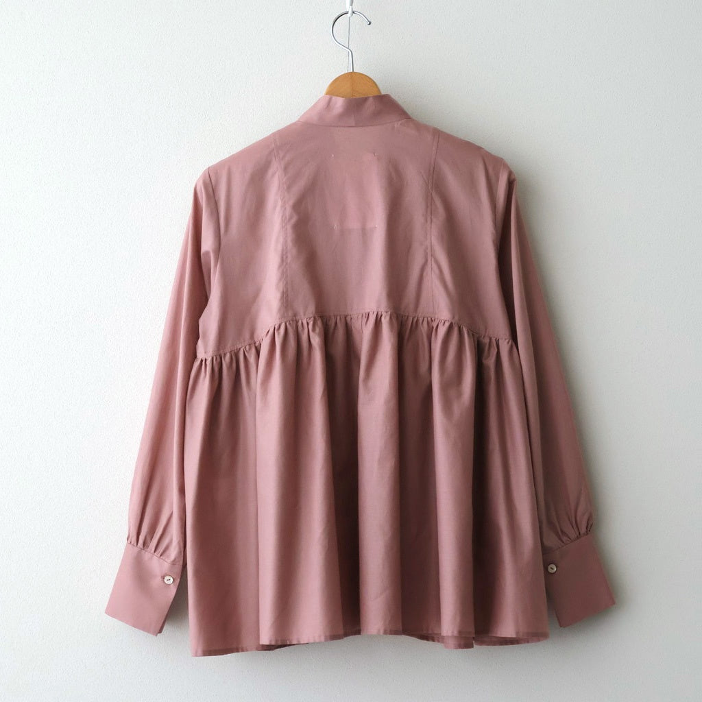 静寂の欠片 Funnel neck shirt #Smoky Pink [TLF-126-sh003-la]