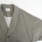 薄雲：Coat jacket #A pale stripes [13251-19103]