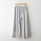 80s VOILE PLAIN WITH CUT WORK LACE EASY PANTS #9200 LT.GREY [INSL26345]