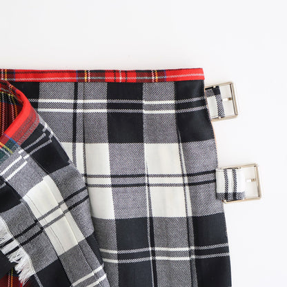 【 O'NEIL OF DUBLIN × UNFIL 】worsted wool asymmetry kilt skirt #mulch A [WVFL-UW134]