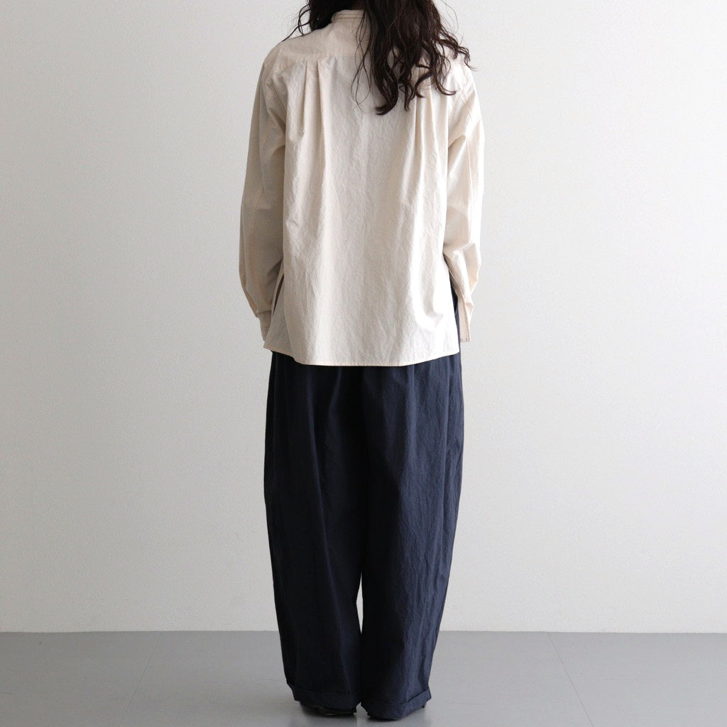roll-up tuck pants #paper NV [KJ507SS51]