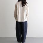 roll-up tuck pants #paper NV [KJ507SS51]