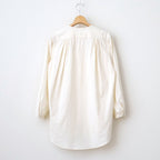 砂の記憶：Collarless shirt #ecru [11261-03107]