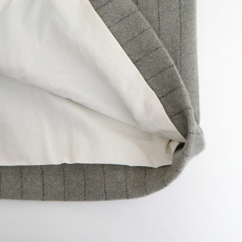 薄雲：Coat jacket #A pale stripes [13251-19103]