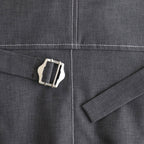 woolly like stitch dress #gray [1559-003]