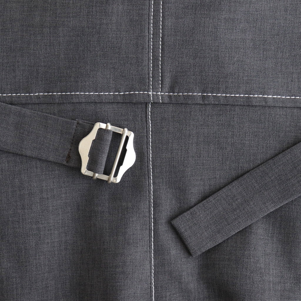 woolly like stitch dress #gray [1559-003]