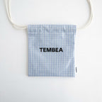 巾着POCHETTE #CHECK LT-BLUE [TMB-2586H]