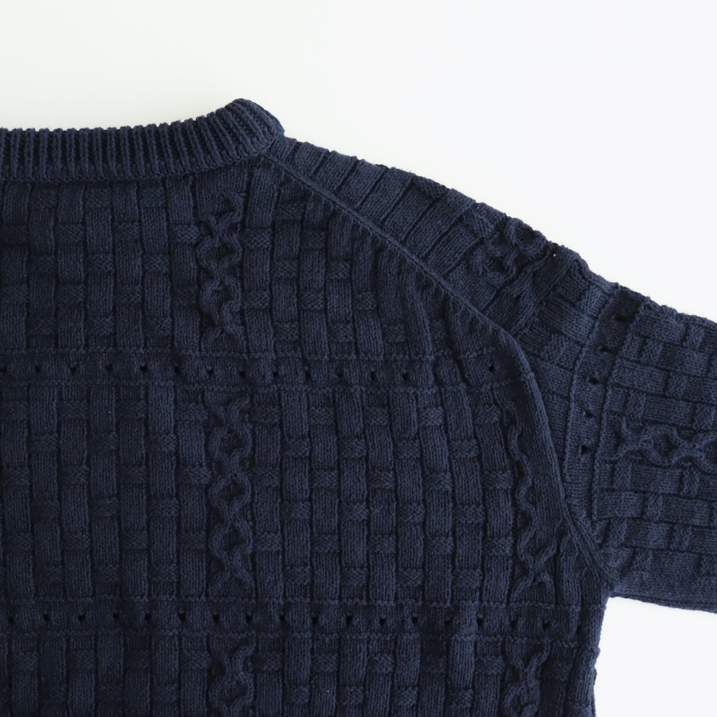 Recycled-Cotton Jumper #Navy [oni060]