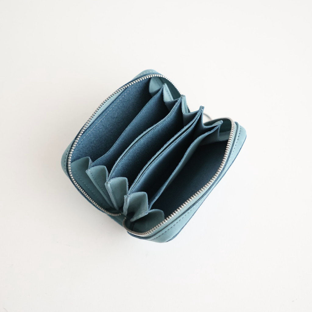 MINI ZIP #NUBUK BLUE-GREY [TMB-1916A]