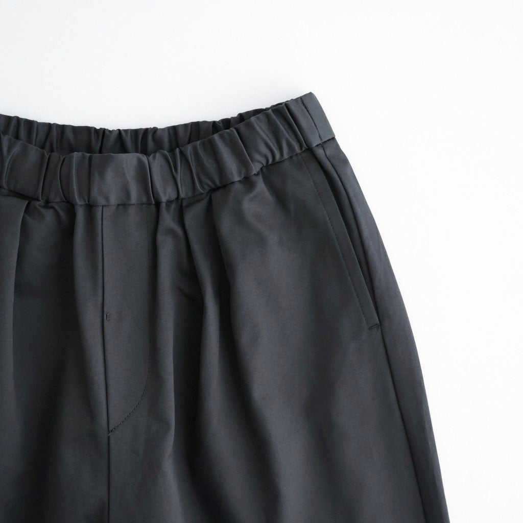 WEST POINT 2TUCK TAPERED EASY PANTS #9800 CHARCOAL.GREY [GNMDS2501WP]