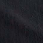 BOILED WOOL PLAIN CREW NECK EMB DRESS #3900 NAVY [NMDS25604]