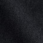 Straight line denim salopette #Indigo [1479-002]