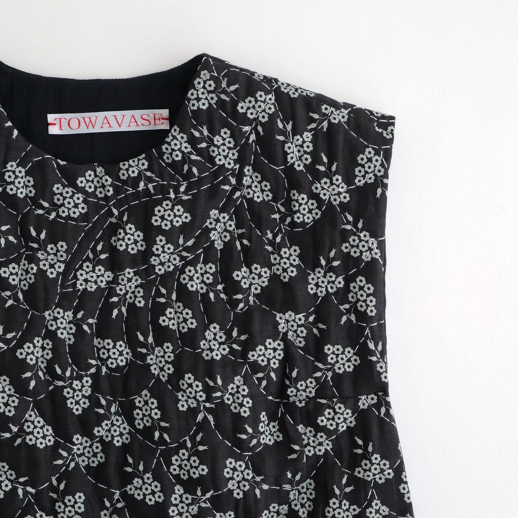French Komon Vest #black [31-0043S] - DOKODO 三重県四日市市の