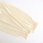 存在すること：Gathered sleeves sweater #ivory [13243-13109]