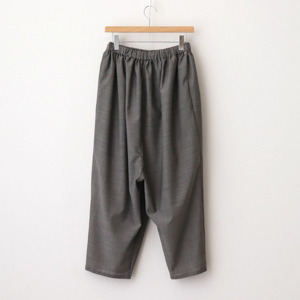 輝かしい影 Elastic waist wrap pants #Gray [TLF-225-pa004-em]