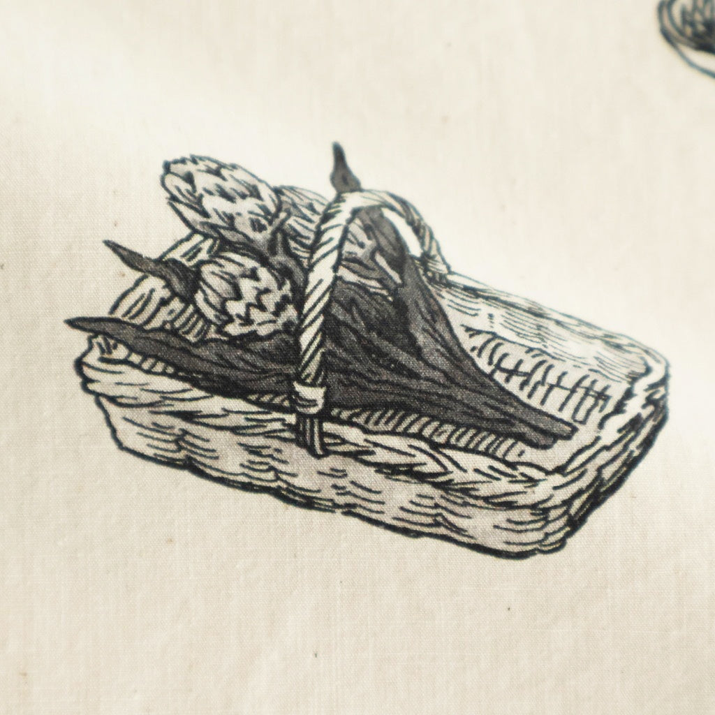 GREAT GREEN THUMB TOTE BAG #Natural×Black [no.7644]