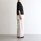Jenner Linen Knit Crew #Black [A232251TK765]