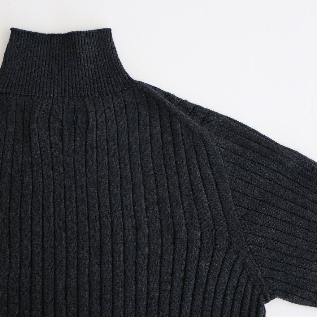 ポエータハイネックセーター #dark navy [25-850]