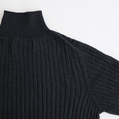 ポエータハイネックセーター #dark navy [25-850]