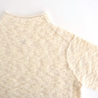 random wool & woolen cotton high-neck P/O #off white [WVFL-UW121]