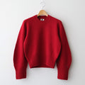 fine lambs wool crew-neck P/O #red [WVFL-UW117]