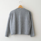 Lister Wool Cashmere Cardigan #L.GRY [A232252TK809]