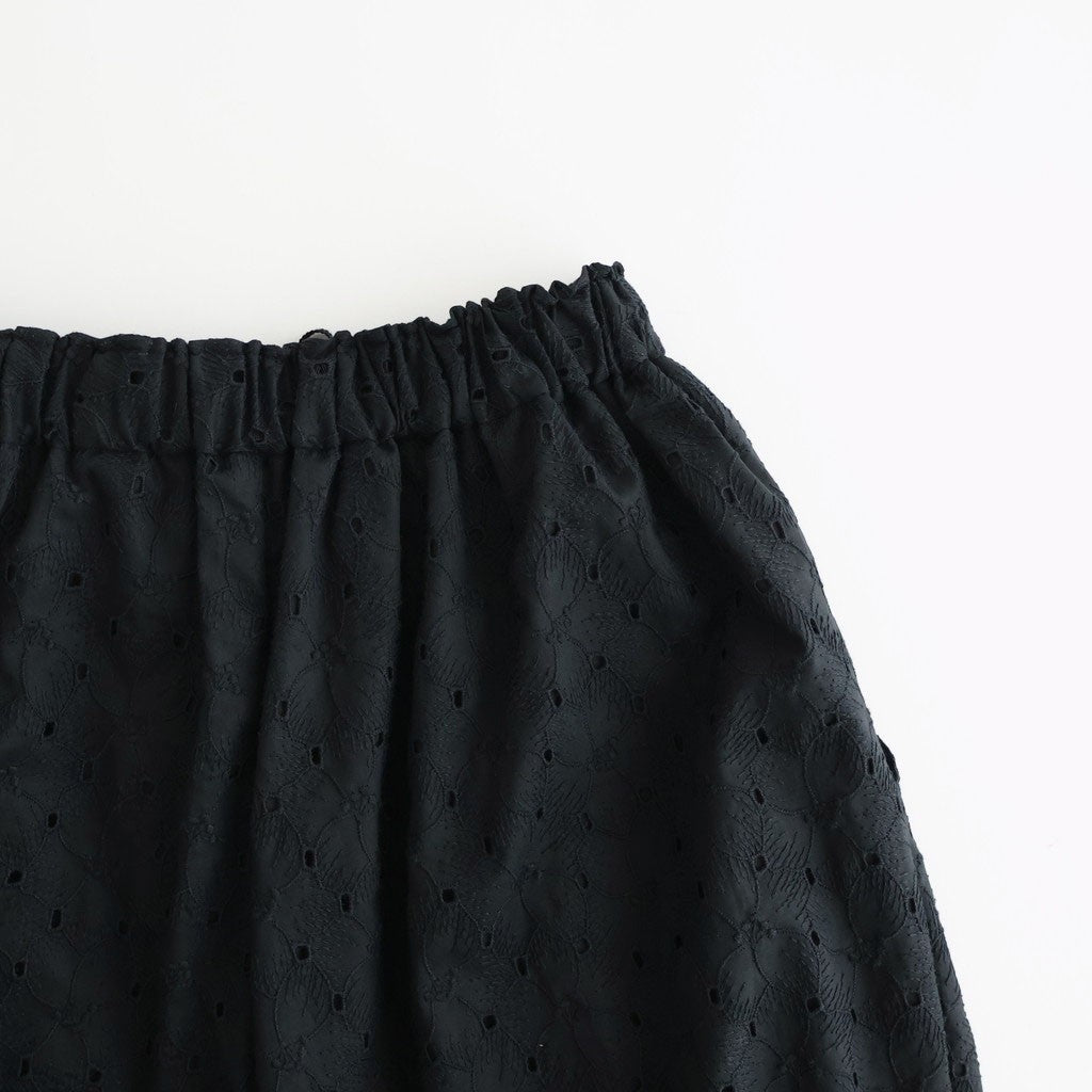 ⼼の花苑 Relaxed-fit trousers #black [TLF-226-PT007-ec]