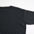 14GG PLAIN STITCH COTTON/NYLON/SILK CREW-NECK PULLOVER #9800 CHARCOAL [NNSL26502]