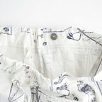 偶然の影：ズロースパンツ #off white×blue [13261-09413]