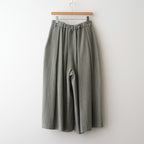 薄雲：Wide pants #A pale stripes [13251-19413]