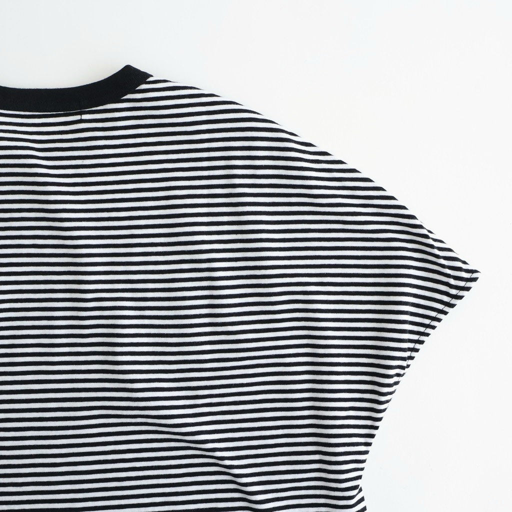G.B. DROP T SHIRT W/ APPLE PATCH #Black Thin [no.8038]