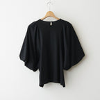 芽：パフスリーブプルオーバー #black [13262-04107]