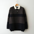 Blushed rugger knit #Dark brown [252803]