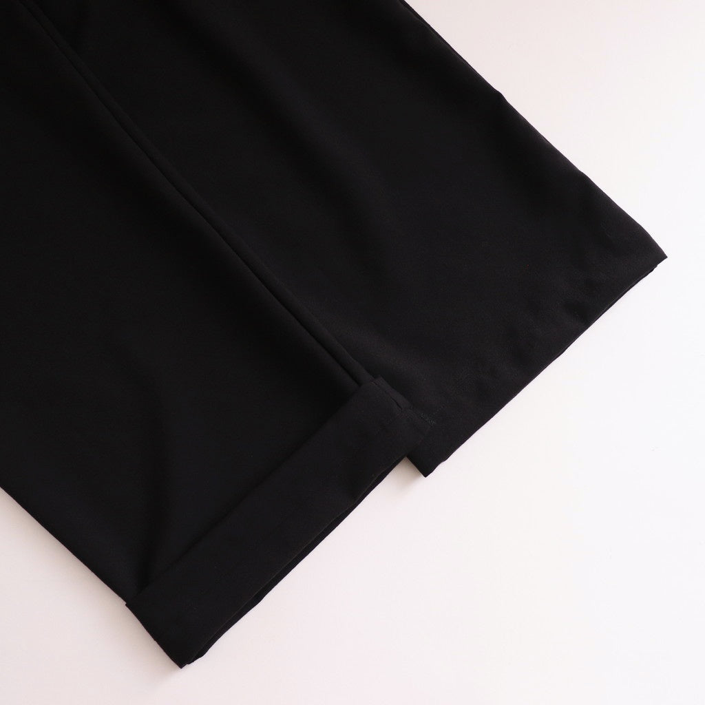 Wool linen like easy pants #Black [1470-002]