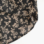 フラワープリント/ナチュラルタイプライター バンドカラーシャーリングBL #021 ウェーブフラワーモカ [PA260BL029]