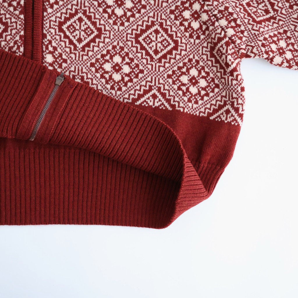 Memories zip cardigan #Red [262808]