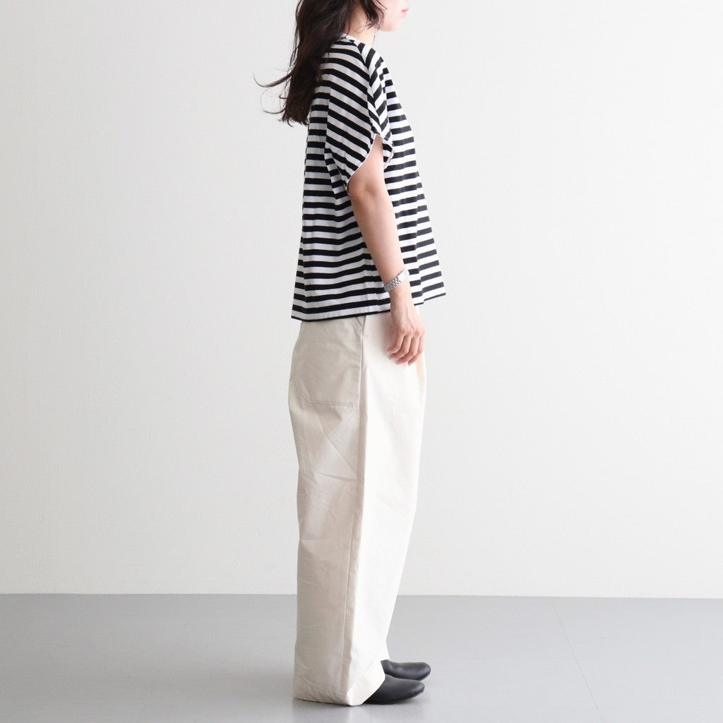 G.B. DROP T SHIRT W/ APPLE PATCH #Black Fat [no.8038]