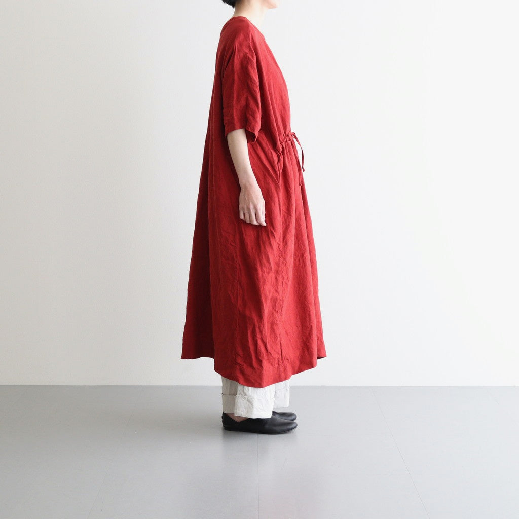 Olivier Linen Dress #D.red [A232251TD725]