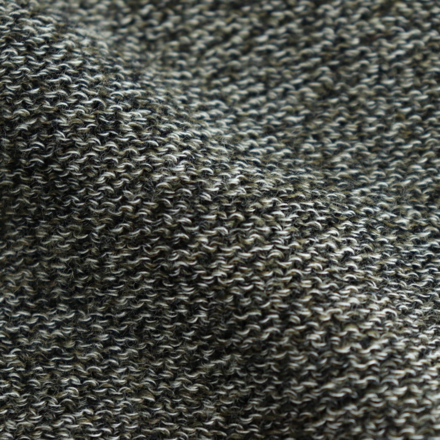 Cotton-Wool Cardigan #Black Mix [oni058]