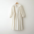 乾いた庭：レースカラーワンピース #powder pink [13261-05111]