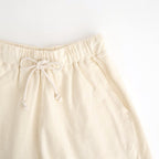 cotton open-end yarn terry wide sweat pants #off white [WXSP-UW120]