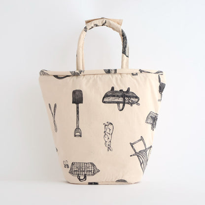 G.G.T MARCHE BAG (TALL) #Natural×Black [no.7643]
