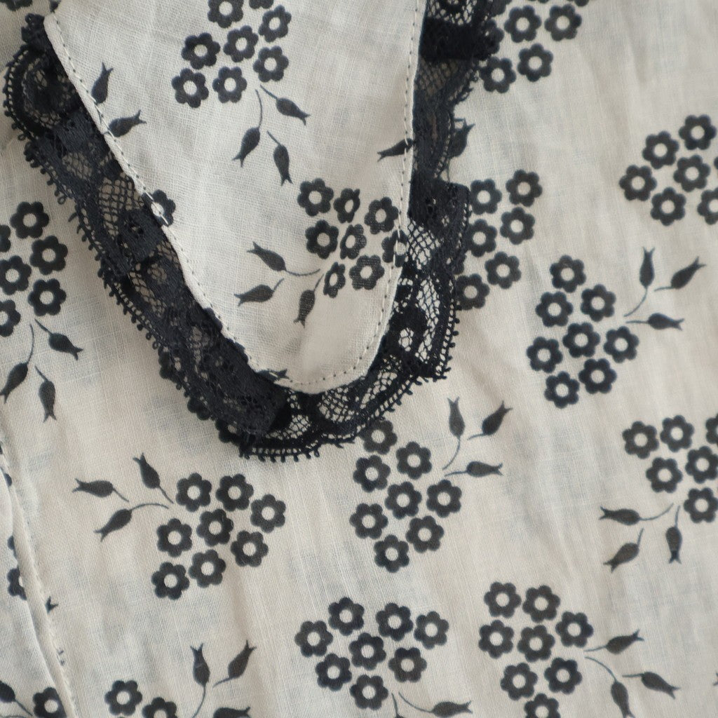 French Komon Dress #beige [31-0039S]