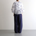 GATHER SMOCK #London Blue Willow [no.7447]