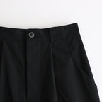 飾る春 Wide tapered trousers #Black [TLF-225-pa002-Reht]