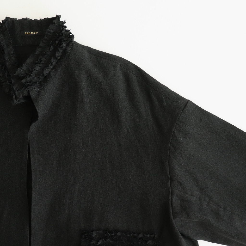 FRILL DECORATION JACKET #Black [no.7315]