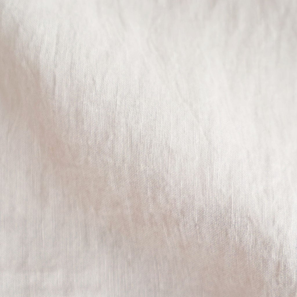 60s AUTOLOOM LINEN/COTTON PLAIN OVERDYE GATHERED SKIRT #940D D.GREY [INMDS26012D]