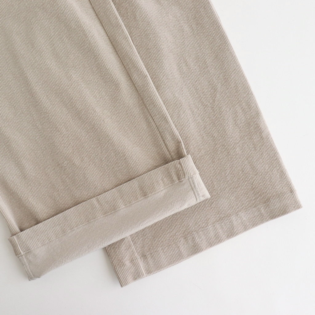 11WALE CORDUROY EASY WIDE PANTS #8200 BEIGE [GNMDS2052CP]
