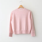 French Pure Linen クルーネックカーディガン #037 ピンク [UT262KN001]
