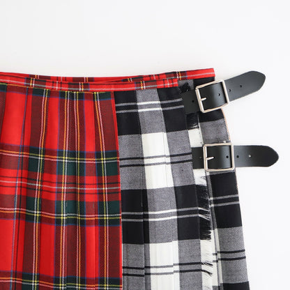 【 O'NEIL OF DUBLIN × UNFIL 】worsted wool asymmetry kilt skirt #mulch A [WVFL-UW134]